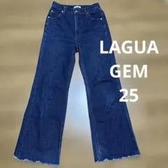 LAGUA GEMデニム25inch CLASSIC WASH TUCK パンツ - メルカリ
