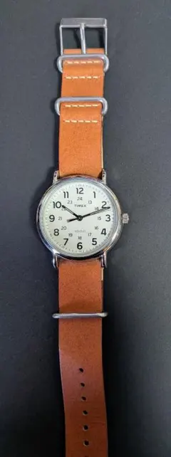 TIMEX ウィークエンダー T2P495 本革レザーベルトのサムネイル