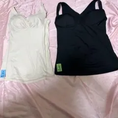 ボディスーツ2枚セット　Mサイズ トリンプあり　カップ付き 業者クリーニング済