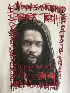 stussy オールド フォントフォトTシャツ Peter Tosh