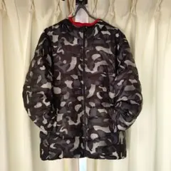 プーマ リバーシブル フードダウンジャケット ダウン90% XL