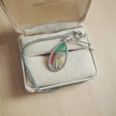 マリア様のメダイ　ステンドグラス風ネックレス