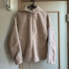 adidas ボアジャケット フリース ベージュ