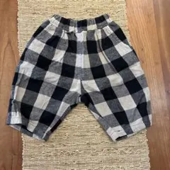 [NEMO. KODO ］XS チェックパンツ1〜2歳　綿100