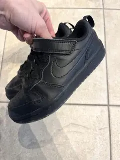 Nike キッズスニーカー ブラック ベルクロ