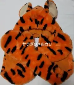 美品　ディズニー　レア　ティガー　マフラーキャップ　ファンキャップ