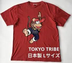 日本製TOKYO TRIBE Tシャツ Lサイズ赤 SARU Y2Kビンテージのサムネイル