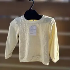 オフホワイト 長袖トレーナー 120