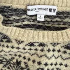INES DE LA FRESSANGE ノルディック柄セーター Lサイズ