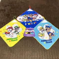 新品PAW Patrol ループ付タオル 3枚セット