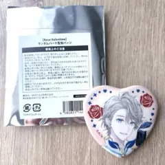 バレンタイン 缶バッジ Rose Valentine 甲斐田晴
