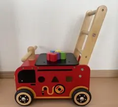 I'm TOY アイムトイ ウォーカー＆ライド 手押し車 消防車