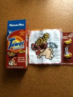 ヒステリックミニ  ガーゼタオル3枚とクリップセット