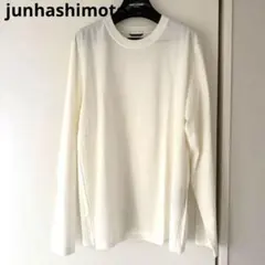 ☆美品☆ ジュンハシモト/ロンT/カットソー/カシミヤ混/L/メンズ/LEONのサムネイル