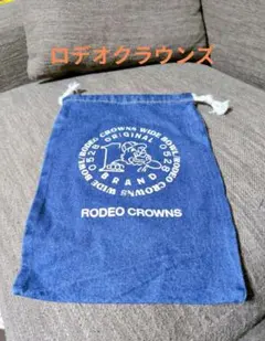 ロデオクラウン デニム 巾着 バッグ エコバッグ ロディ君 子供用バック