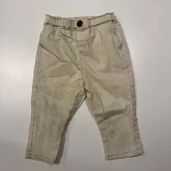 petit main クリーム色 パンツ 80