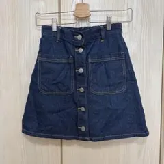 フロントボタン デニムミニスカートのサムネイル