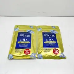 K◆ニップン アマニ油 & DHA プレミアムリッチ 120粒2袋