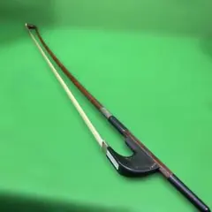 ロングスクリューバロックチェロ弓　アフリカンブラックウッド　ヴィオラダガンバ ロングスクリューバロックチェロ弓 アフリカンブラックウッド ヴィオラ