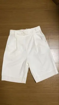 未使用級 トゥモローランド 24SS コットンシルクデニムライクショート