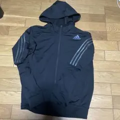 adidas AEROREADY フード付きジャケット ブラック