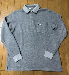 Black&White 裏起毛メンズポロシャツ Mサイズ