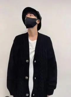佐藤健　初期ケーブルニットカーディガン　ABYTS
