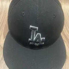 黒白LAキャップ