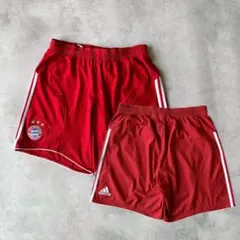 び*う様 00s adidas FCバイエルンミュンヘン サッカーパンツ ワイド
