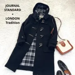 ジャーナルスタンダード別注 ロンドントラディション メルトンダッフルコート 黒