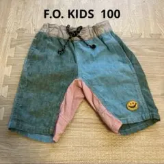 F.O. KIDS ハーフパンツ　ブルー、グリーン100