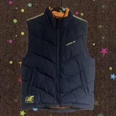 adidas 中綿ベスト ネイビー×マルチカラーのサムネイル