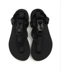 【美品】HYKE×BEAUTIFULSHOES ベアフットサンダル　ブラックのサムネイル