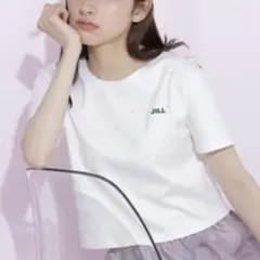 【新品】ジルバイジルスチュアート ストーンドットロゴTシャツ ホワイトのサムネイル