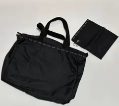 ISETAN 伊勢丹 トートバッグ ブラック ポーチ付きのサムネイル