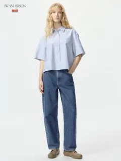 UNIQLO JW ANDERSON テーパード　バギーデニムパンツ　26