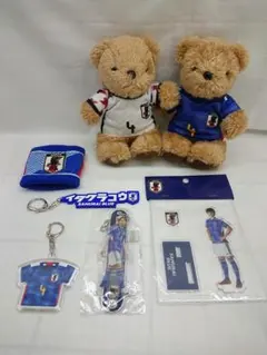 伊東純也 3点セット ベアキーホルダー パスケース ネームプレート 新品未開封 伊東純也 3点セット ベアキーホルダー パスケース ネームプレート 新品