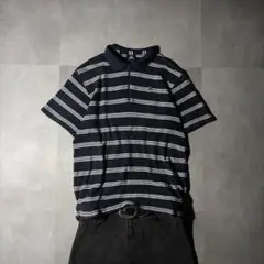 00s OLD adidas striped polo shirt y2k