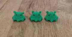 あみぐるみ　メンダコ　緑　3個セットのサムネイル