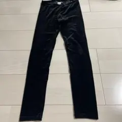 H&M ベルベット　レギンス　140 黒