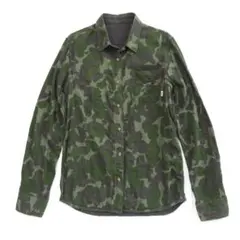 【VANS】バンズ リバーシブル 迷彩柄 コットンシャツ 0225