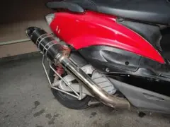 1型から3型 シグナスX 用 かち上げマフラー O2穴無し 1型から3型 シグナスX 用 かち上げマフラー O2穴無し - メルカリ