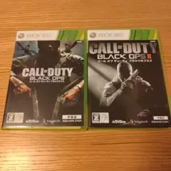 【XBOX360】コールオブデューティ ブラックオプス ２枚セット