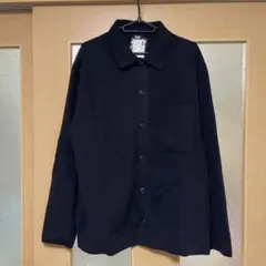 ユニクロUNIQLOミラノリブシャツカーディガンブラックL