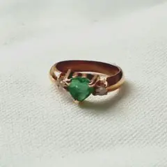K18 ベビーリング エメラルド　ダイヤモンド　ネックレストップ　ジュエリーマキ Lovety エメラルド ベビー リング ジュエリーマキ K18｜Yahoo!フリマ