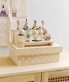 サリュ ひなまつり 収納できる雛人形セット