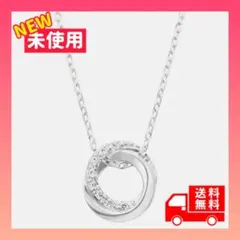 4℃ エターナル シルバー ネックレス キュービックジルコニア ラッピング