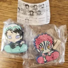 鬼滅の刃　キャラばんちょうこう　ヘアクリップ　猗窩座　愈史郎