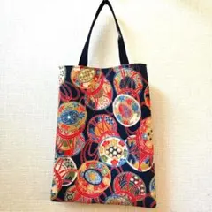 ハンドメイド　着物リメイク　ミニトートバッグ