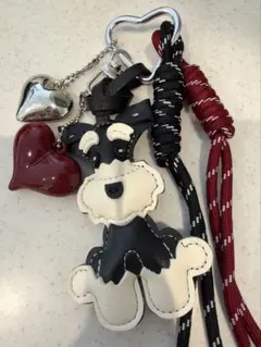 犬モチーフ チャーム キーホルダー じゃらじゃら バッグチャーム